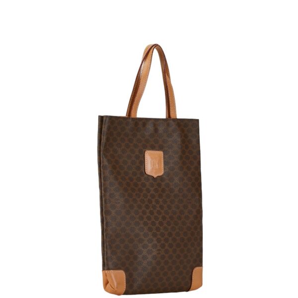 1 0158171 2 Celine Macadam Tote Bag Handbag Brown