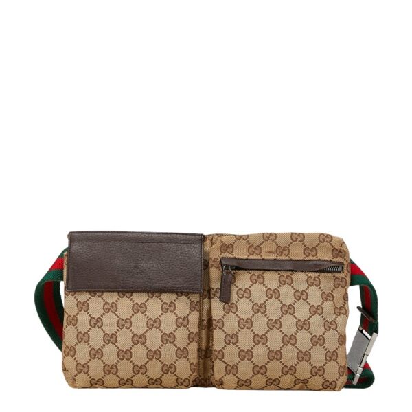 1 0158179 1 Gucci GG Waist Bag Beige