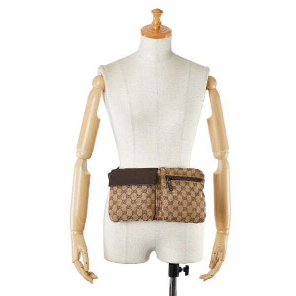 1 0158179 10 Gucci GG Waist Bag Beige