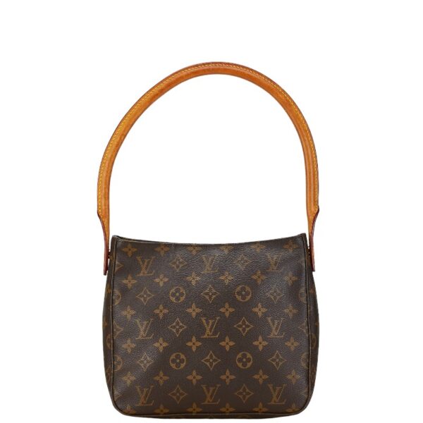 1 0158349 3 Louis Vuitton Monogram Looping MM Shoulder Bag Brown