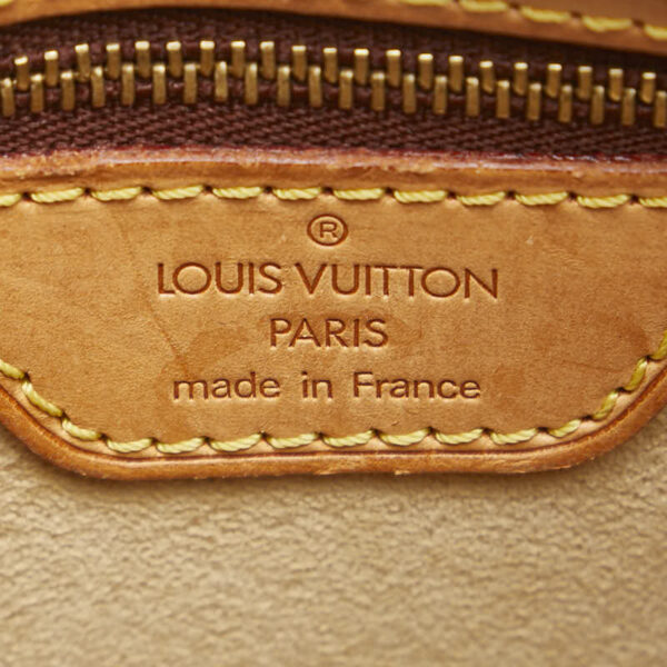 1 0158349 7 Louis Vuitton Monogram Looping MM Shoulder Bag Brown