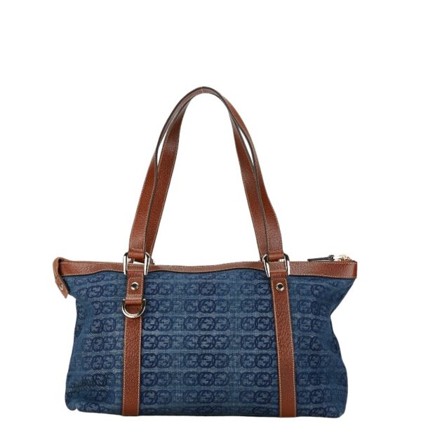 1 0158357 3 Gucci Interlocking G Tote Bag Blue