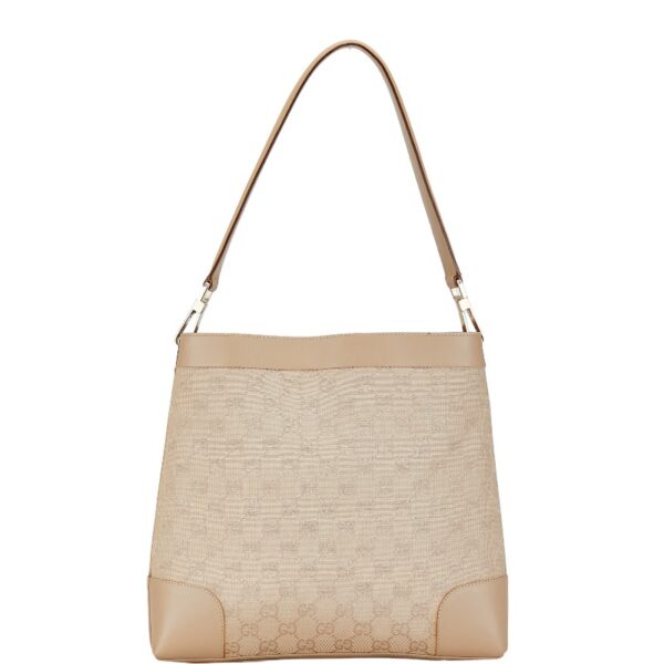 1 0158520 3 Gucci GG One Shoulder Bag Beige