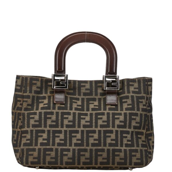 1 0159435 3 Fendi Zucca Handbag Brown