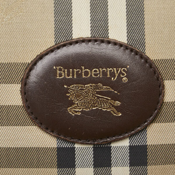 1 0159465 10 Burberry Nova Check Shadow Horse Shoulder Bag Brown