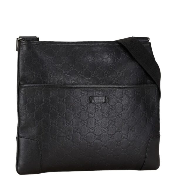 1 0159467 2 Gucci Guccisima Shoulder Bag Black