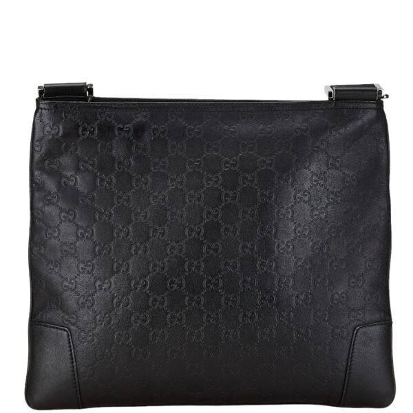 1 0159467 3 Gucci Guccisima Shoulder Bag Black