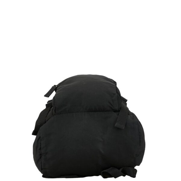 1 0159469 4 Prada Triangle Plate Nylon Rucksack Black