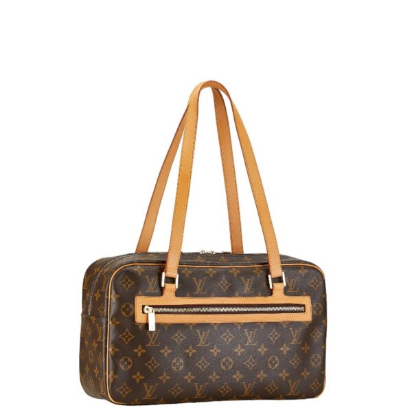 1 0160096 2 Louis Vuitton Monogram City GM Shoulder Bag Brown