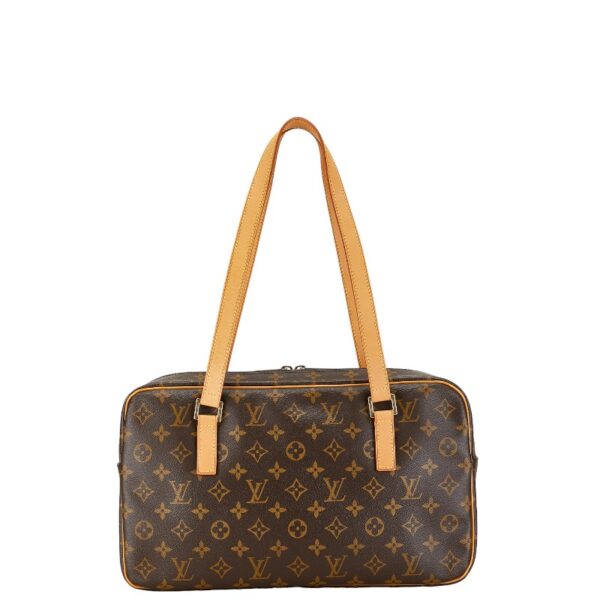 1 0160096 3 Louis Vuitton Monogram City GM Shoulder Bag Brown