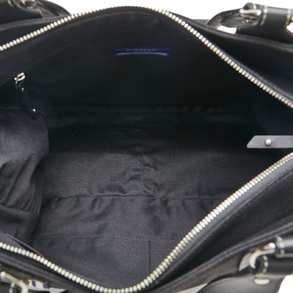 1 0160185 5 Burberry Blue Tote Bag Black