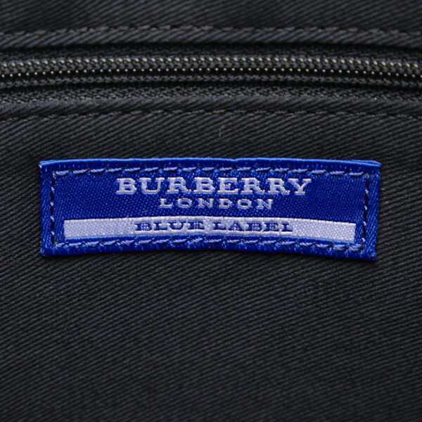 1 0160185 7 Burberry Blue Tote Bag Black