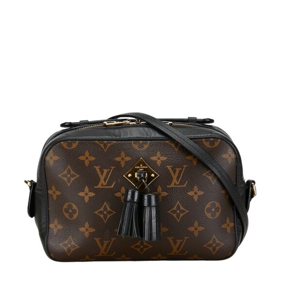 1 0160191 1 Louis Vuitton Monogram Saintonge 2WAY Shoulder Bag Noir