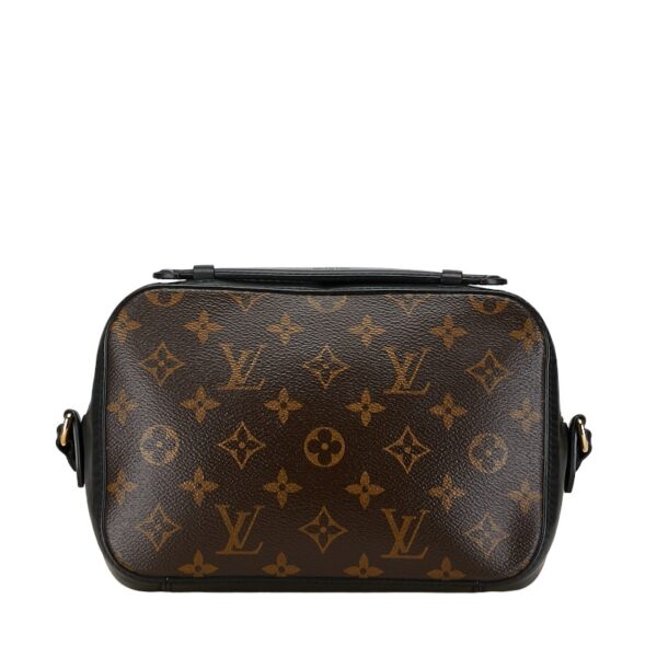 1 0160191 3 Louis Vuitton Monogram Saintonge 2WAY Shoulder Bag Noir