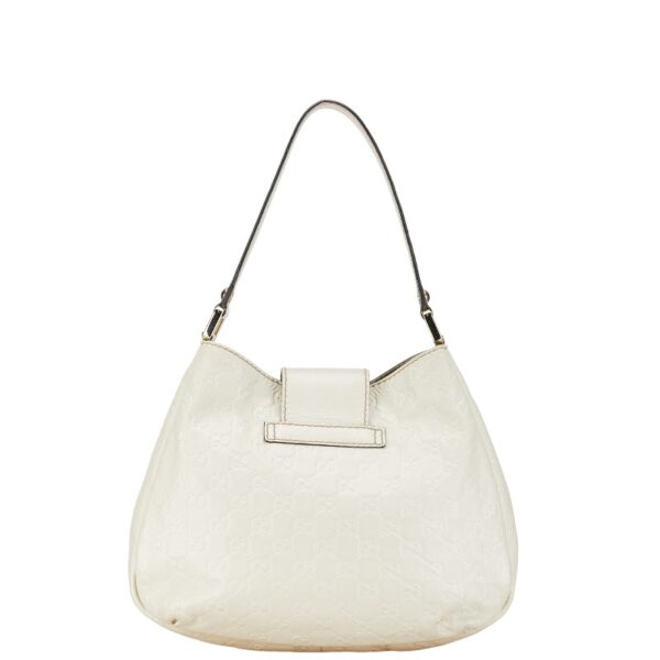 1 0160344 3 Gucci Guccisima One Shoulder Bag Off White