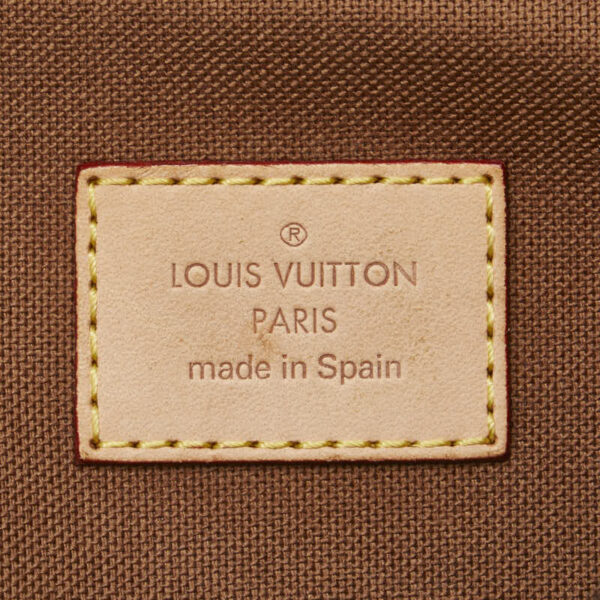 1 0160665 7 Louis Vuitton Monogram Jeronimos Waist Bag Brown