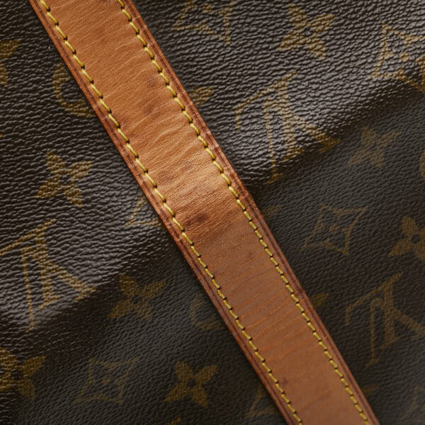 1 0160668 7 Louis Vuitton Monogram Keepall Bandouliere 50 Bag Brown