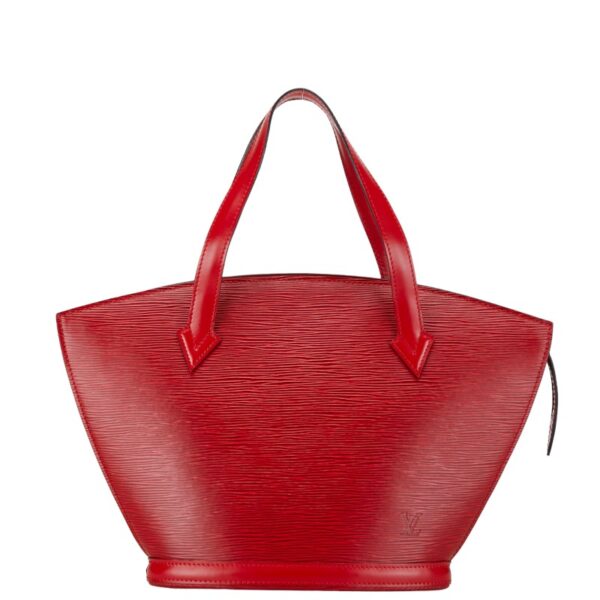 1 0160669 1 Louis Vuitton Epi Saint Jacques Handbag Castilian Red