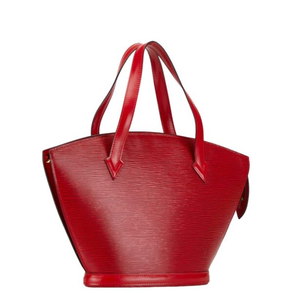 1 0160669 2 Louis Vuitton Epi Saint Jacques Handbag Castilian Red