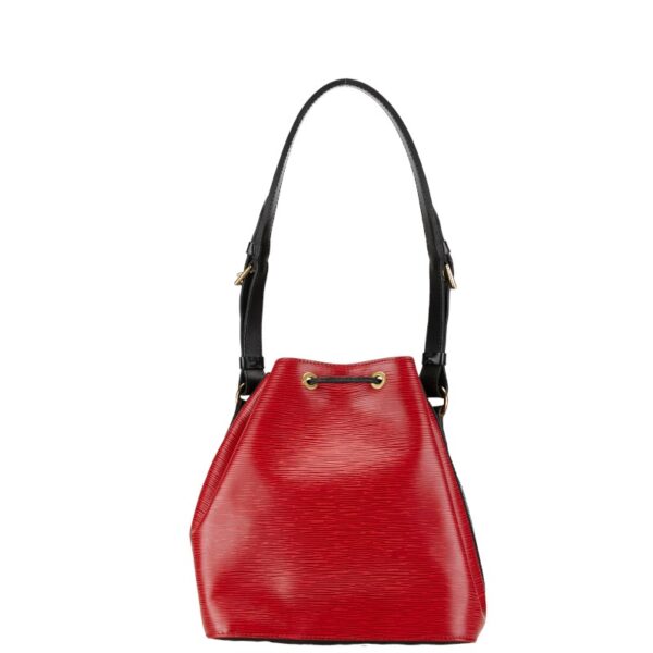 1 0160671 3 Louis Vuitton Epi Petit Noe Shoulder Bag Castilian Red