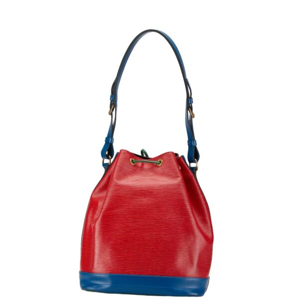 1 0160678 3 Louis Vuitton Epi Noe Tricolor Shoulder Bag Red Blue Green