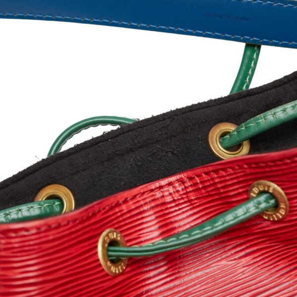 1 0160678 5 Louis Vuitton Epi Noe Tricolor Shoulder Bag Red Blue Green