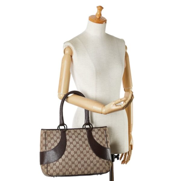 1 0160681 10 Gucci GG Tote Bag Brown