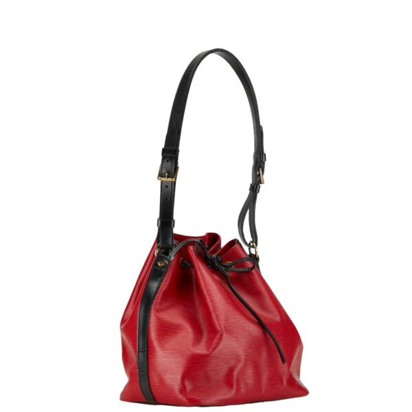 1 0160684 2 Louis Vuitton Epi Petit Noe Shoulder Bag Castilian Red