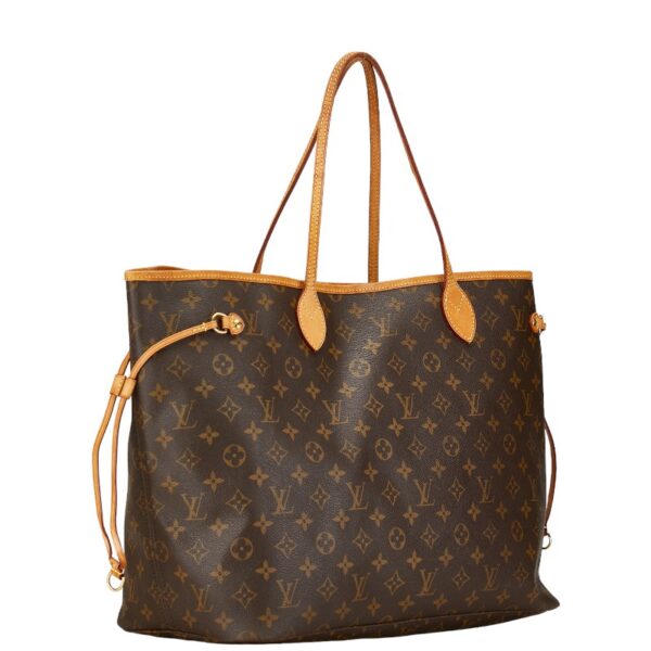 1 0160686 2 Louis Vuitton Monogram Neverfull GM Tote Bag Brown