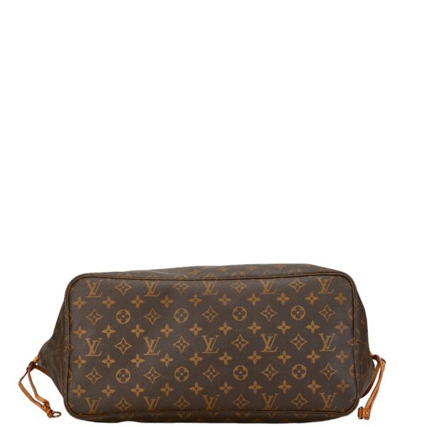 1 0160686 4 Louis Vuitton Monogram Neverfull GM Tote Bag Brown