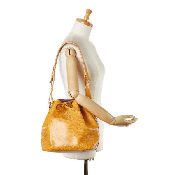 1 0160689 10 Louis Vuitton Epi Petit Noe Shoulder Bag Tassili Yellow