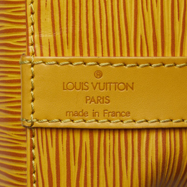 1 0160689 8 Louis Vuitton Epi Petit Noe Shoulder Bag Tassili Yellow