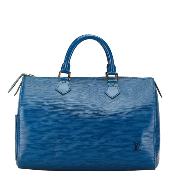 1 0160697 3 Louis Vuitton Epi Speedy 30 Bag Toledo Blue