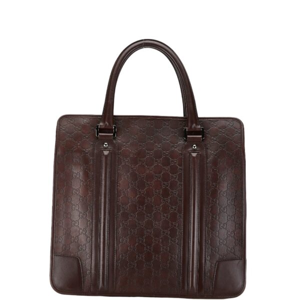 1 0160707 3 Gucci Guccisima Tote Bag Brown