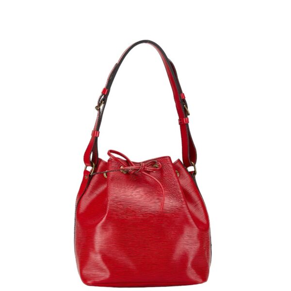 1 0160717 1 Louis Vuitton Epi Petit Noe Shoulder Bag Castilian Red