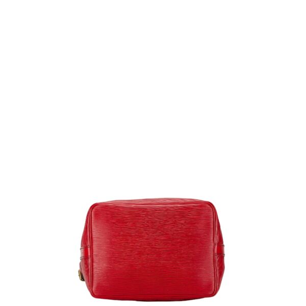 1 0160717 4 Louis Vuitton Epi Petit Noe Shoulder Bag Castilian Red