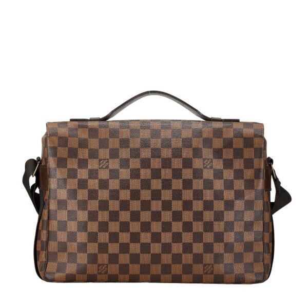 1 0160725 3 Louis Vuitton Damier Broadway 2WAY Shoulder Bag Brown