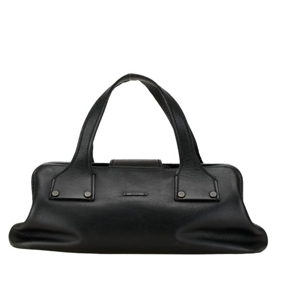 1 0160726 3 Gucci Doctors Handbag Black