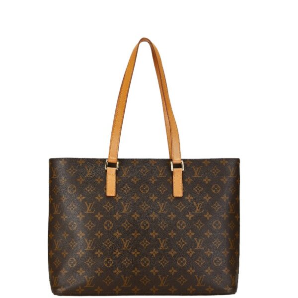 1 0160975 3 Louis Vuitton Monogram Luco Tote Bag Brown