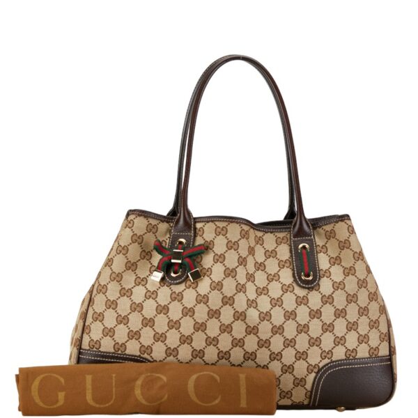 1 0160981 9 Gucci GG Sherry Princy Handbag Brown