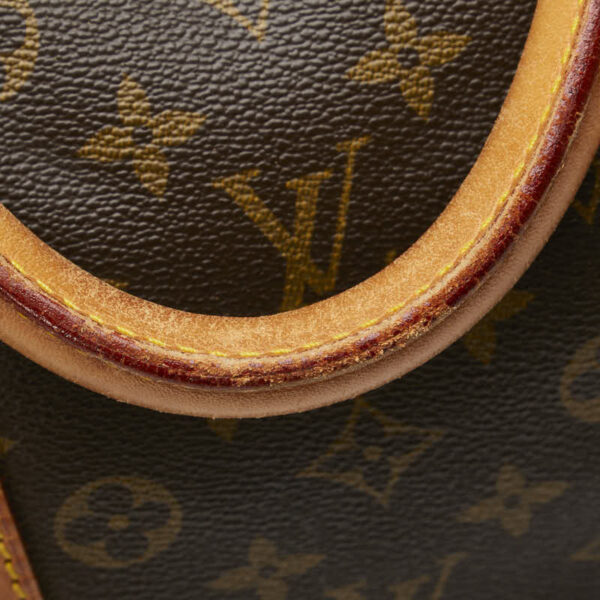 1 0160983 6 Louis Vuitton Monogram Keepall 55 Bag Brown