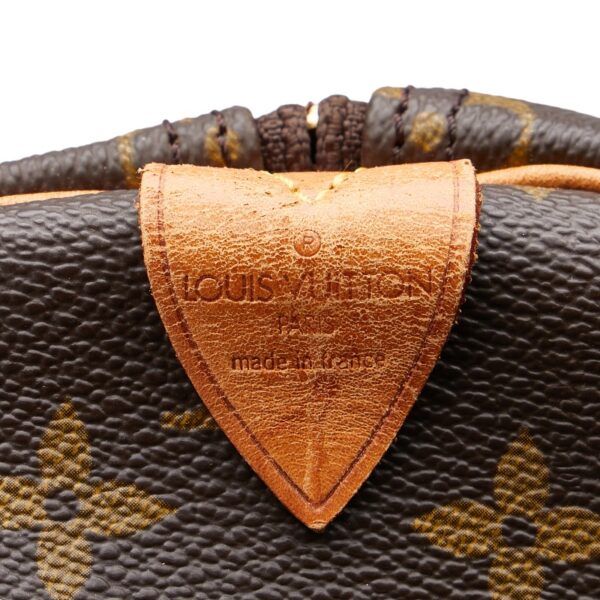 1 0160983 9 Louis Vuitton Monogram Keepall 55 Bag Brown