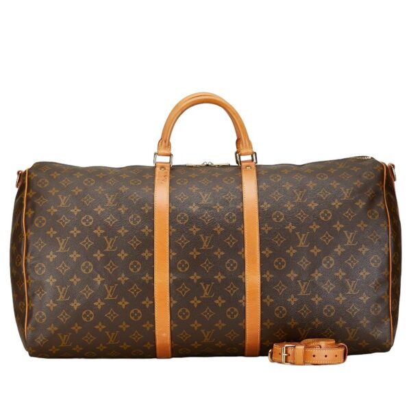 1 0161745 1 Louis Vuitton Keepall Bandouliere 60 2WAY Brown