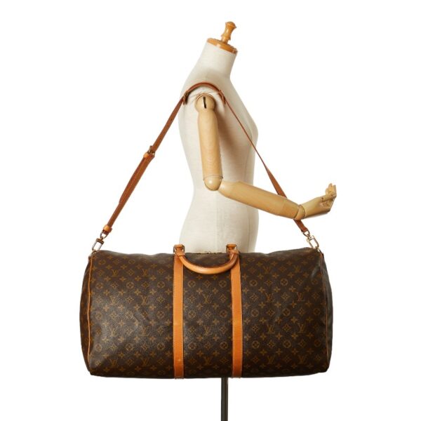 1 0161745 12 Louis Vuitton Keepall Bandouliere 60 2WAY Brown