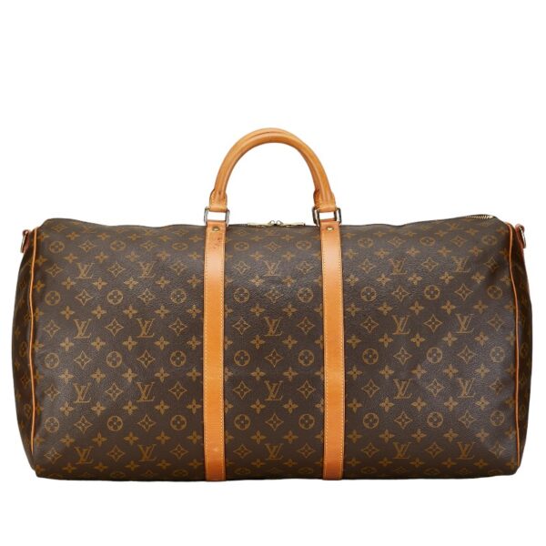 1 0161745 2 Louis Vuitton Keepall Bandouliere 60 2WAY Brown