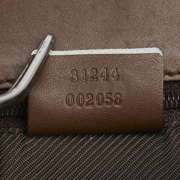 1 0161764 10 Gucci GG Tote Bag Brown