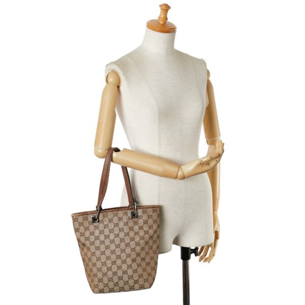 1 0161764 12 Gucci GG Tote Bag Brown