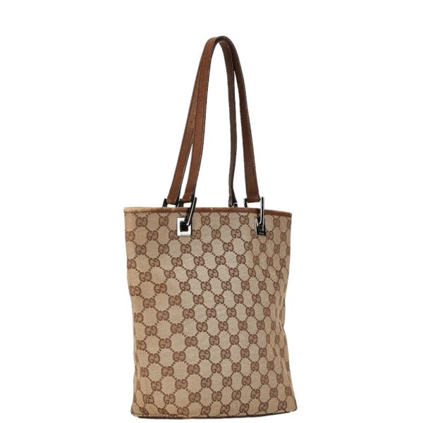 1 0161764 2 Gucci GG Tote Bag Brown