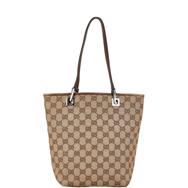 1 0161764 3 Gucci GG Tote Bag Brown