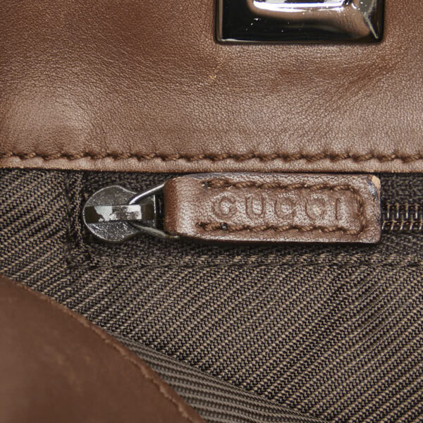 1 0161764 8 Gucci GG Tote Bag Brown